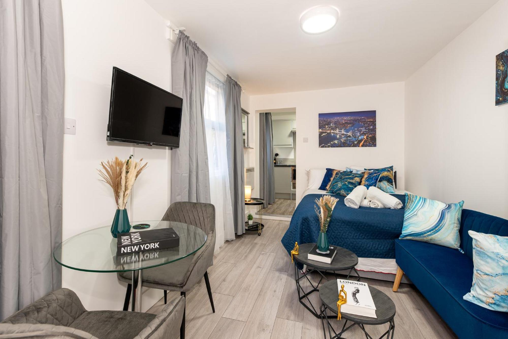 Appartement Cozy Ground-floor Studio, Excellent Access Londen